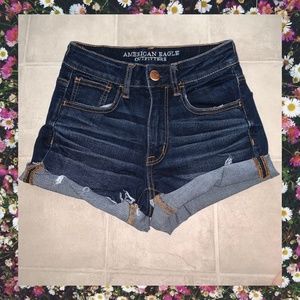 American Eagle Hi-Rise Denim Shorts